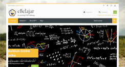 Desktop Screenshot of ebelajar.stiki.ac.id