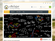 Tablet Screenshot of ebelajar.stiki.ac.id